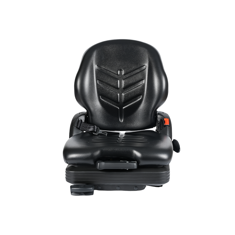 BF16 Низкопрофильное виниловое сменное сиденье с механической подвеской для погрузочно-разгрузочного оборудования - черное с EN13490 IT1+IT2