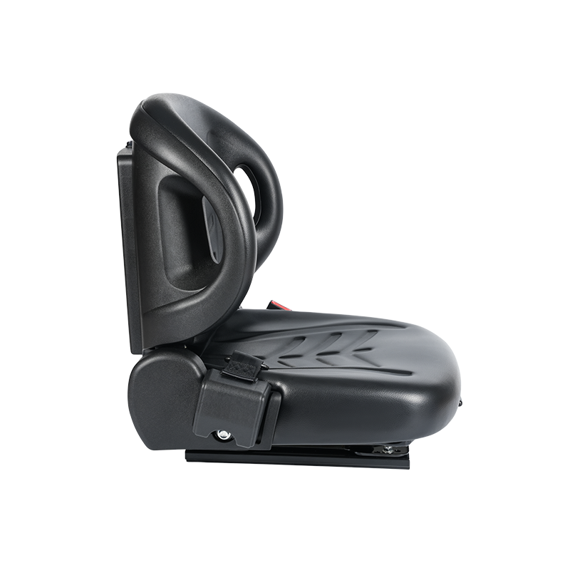 Сиденье оператора электроштабелера BF2-2 Universa — водонепроницаемое, эластичное в четырех направлениях ткань из ПВХ с черным покрытием, сенсорным переключателем OPS и регулируемой спинкой. Совместимо с Hangcha, Toyota.